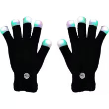 LED Leuchthandschuhe Party Rave Blinkend Für Kinder & Erwachsene