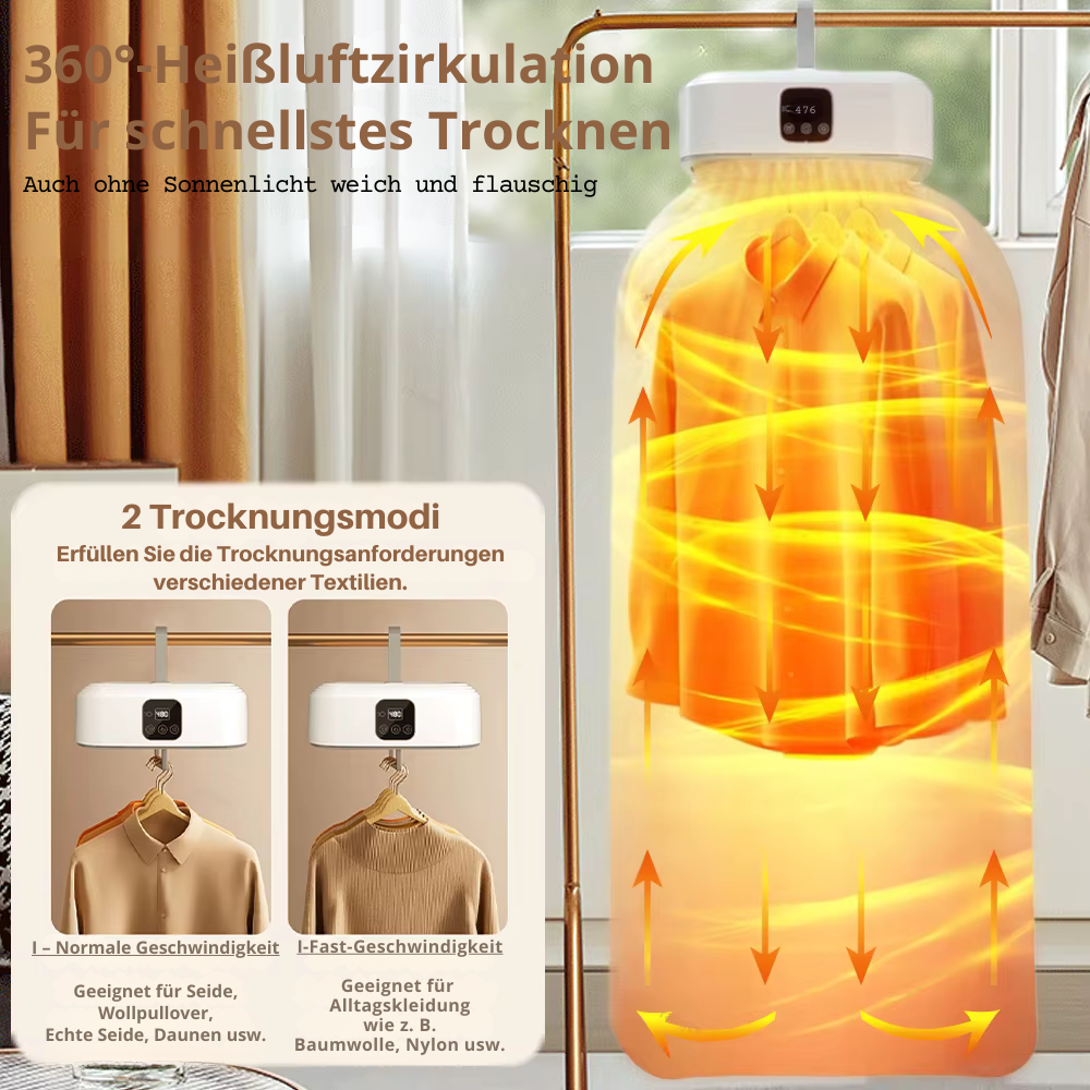 Tragbarer Wäschetrockner