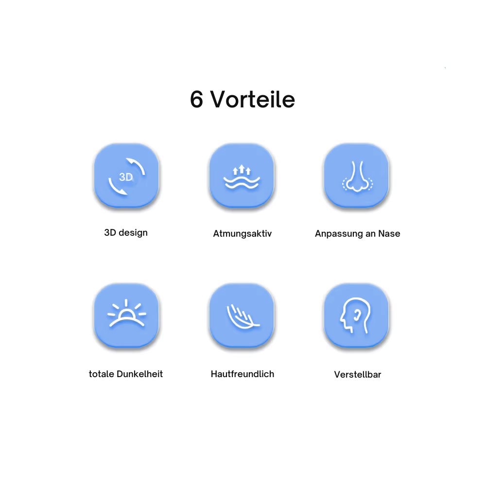 3D Wimpernschutz Schlafmaske