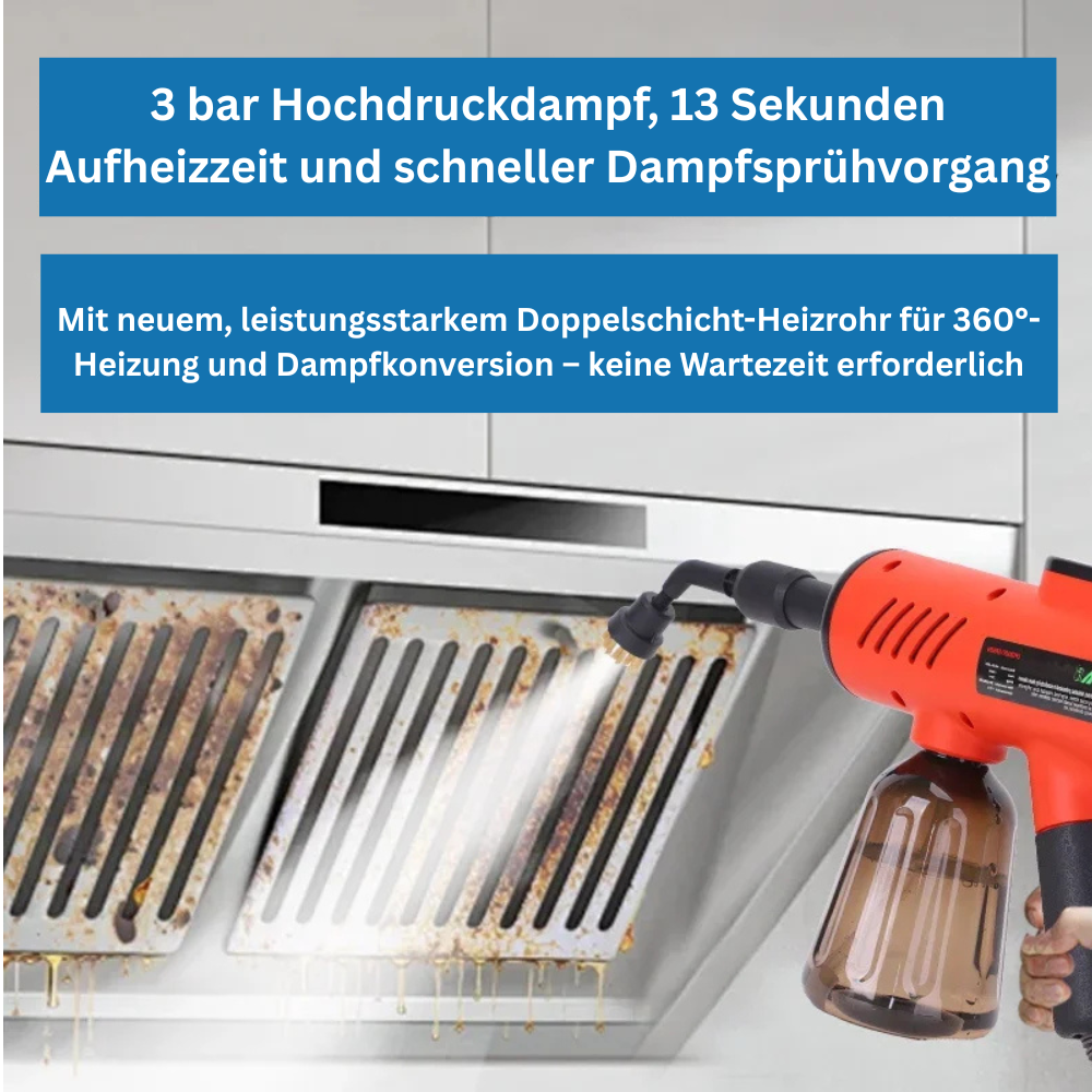 Dampfreiniger Handgerät 1200W Hochdruck & Hochtemperatur Reinigung