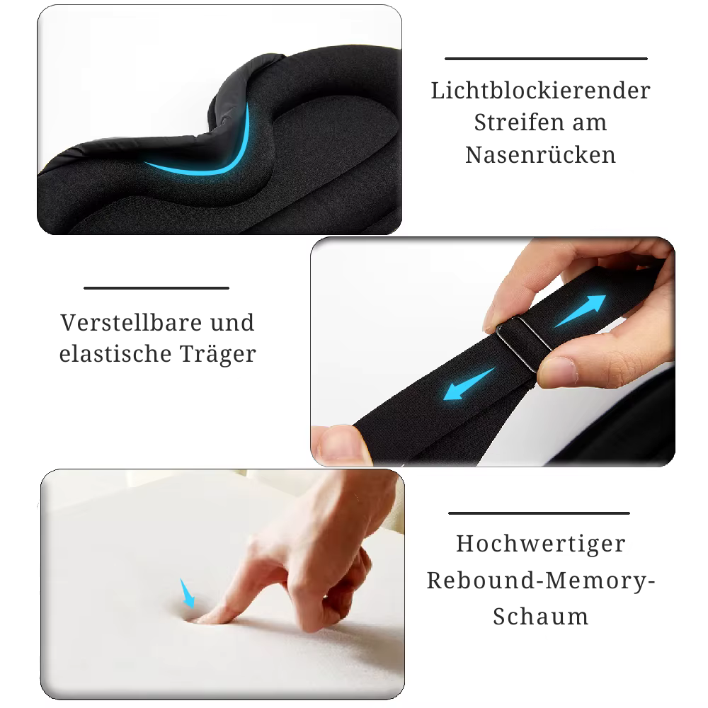 3D Wimpernschutz Schlafmaske