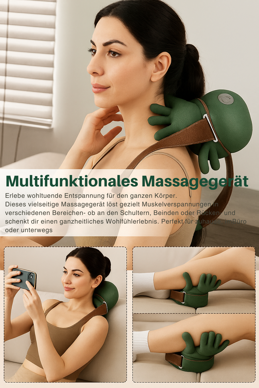 Nacken- und Waden Massagegerät