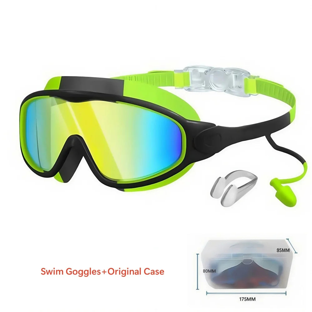 Schwimmbrille für Kinder mit großem Rahmen