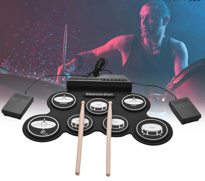 Tragbares USB Roll-Up E-Drum Pad