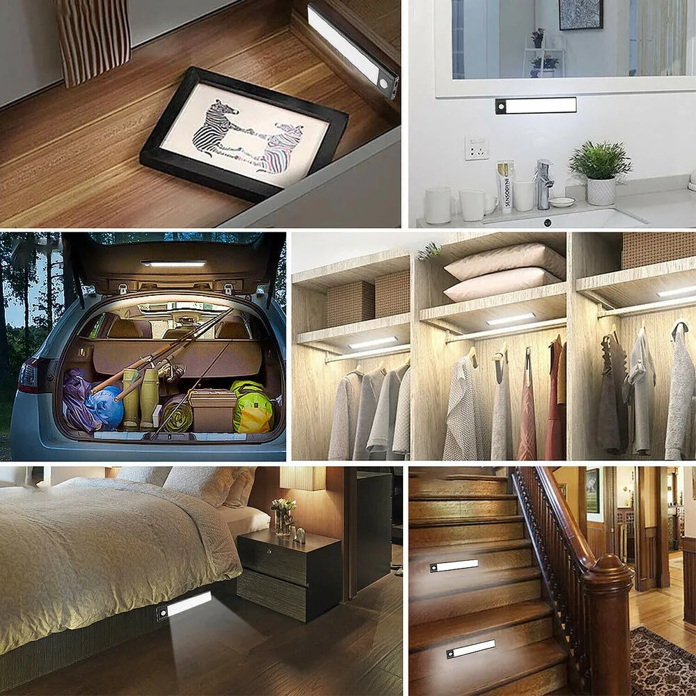 LED Unterschrank Licht Bewegungsmelder Dimmbar Wiederaufladbar