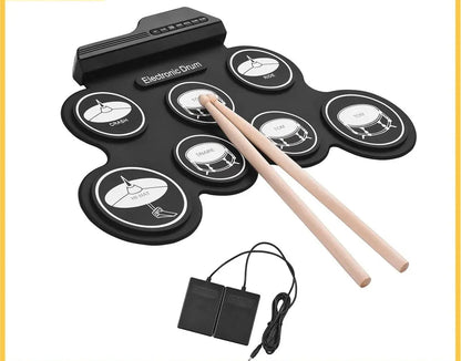 Tragbares USB Roll-Up E-Drum Pad