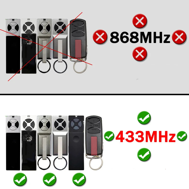 LiftMaster Garagentor-Fernbedienung 433 MHz, kompatibel mit TX-Serie
