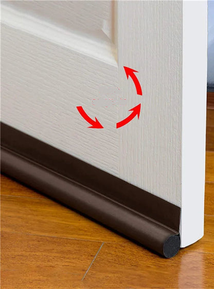 Verstellbarer Tür-Dichtungsstreifen Zugluftstopper Anti-Kälte Blocker