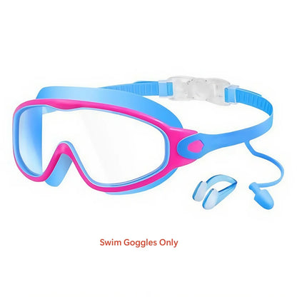 Schwimmbrille für Kinder mit großem Rahmen