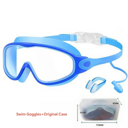 Schwimmbrille für Kinder mit großem Rahmen