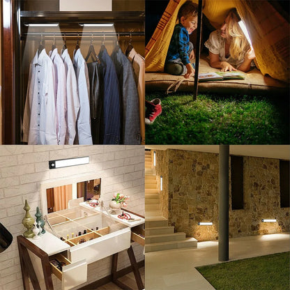 LED Unterschrank Licht Bewegungsmelder Dimmbar Wiederaufladbar