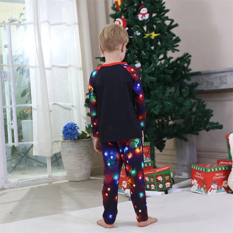 Weihnachts Familien Partnerlook Pyjamas 2025 | Eltern Kinder Set