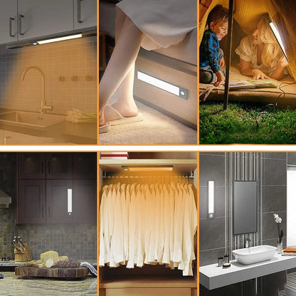 LED Unterschrank Licht Bewegungsmelder Dimmbar Wiederaufladbar