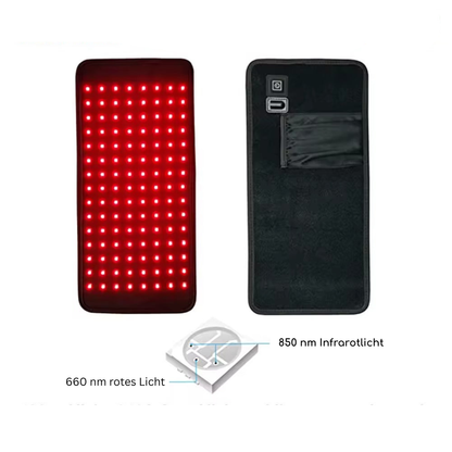 Rotlicht-Therapie-Gürtelgerät zur Schmerzlinderung am Körper
